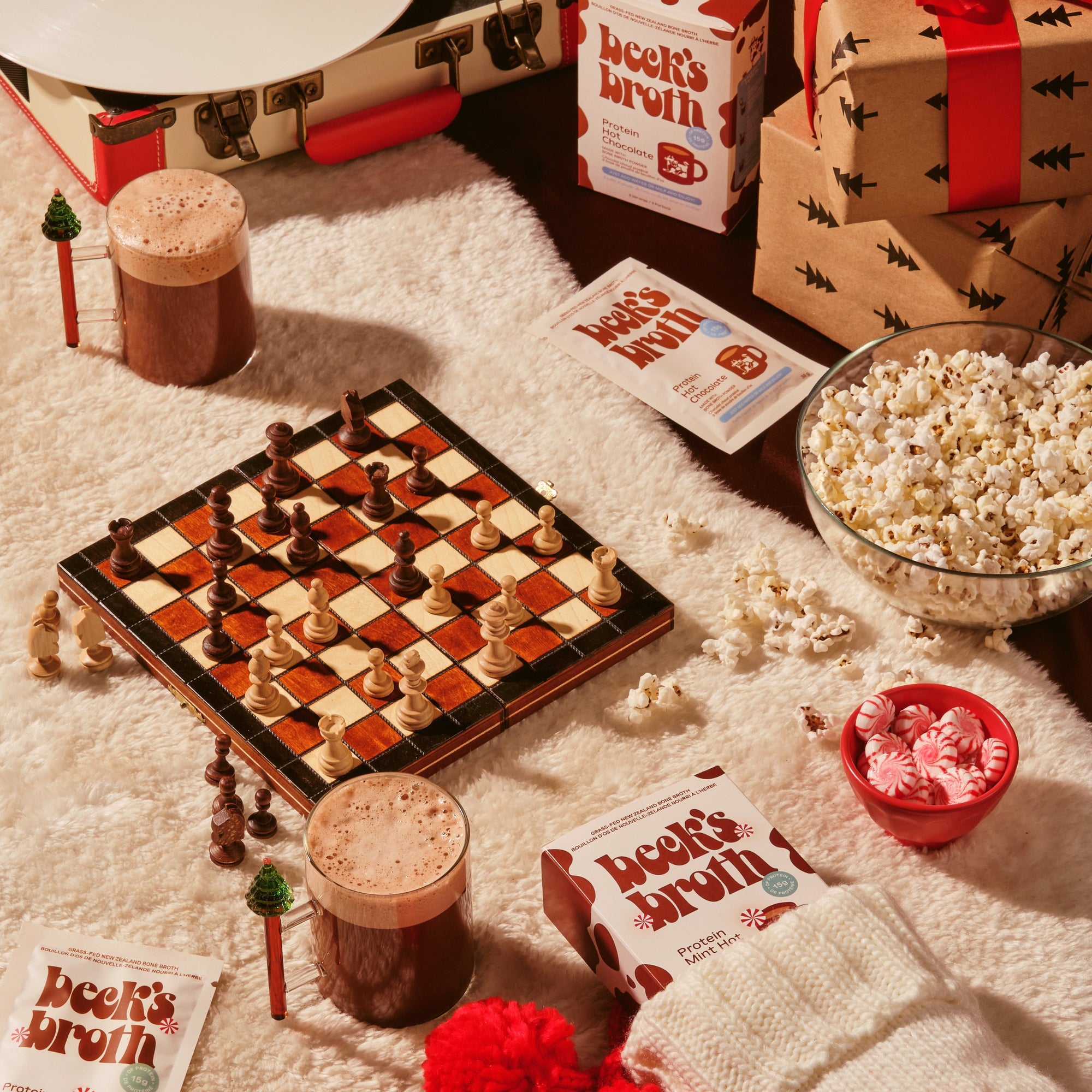 Protein Mint Hot Chocolate - Beck's Broth - 