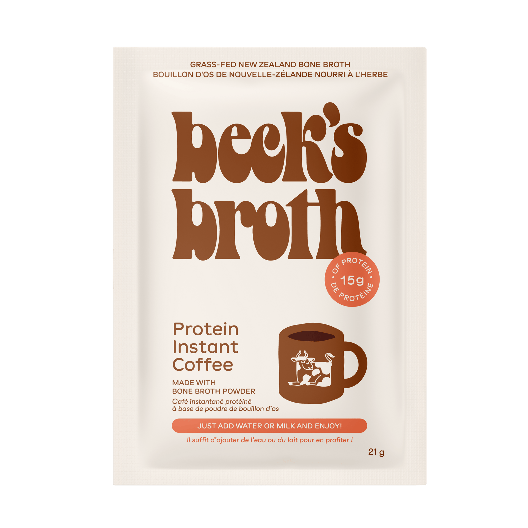 Wholesale Protein Instant Coffee - Beck's Broth - 