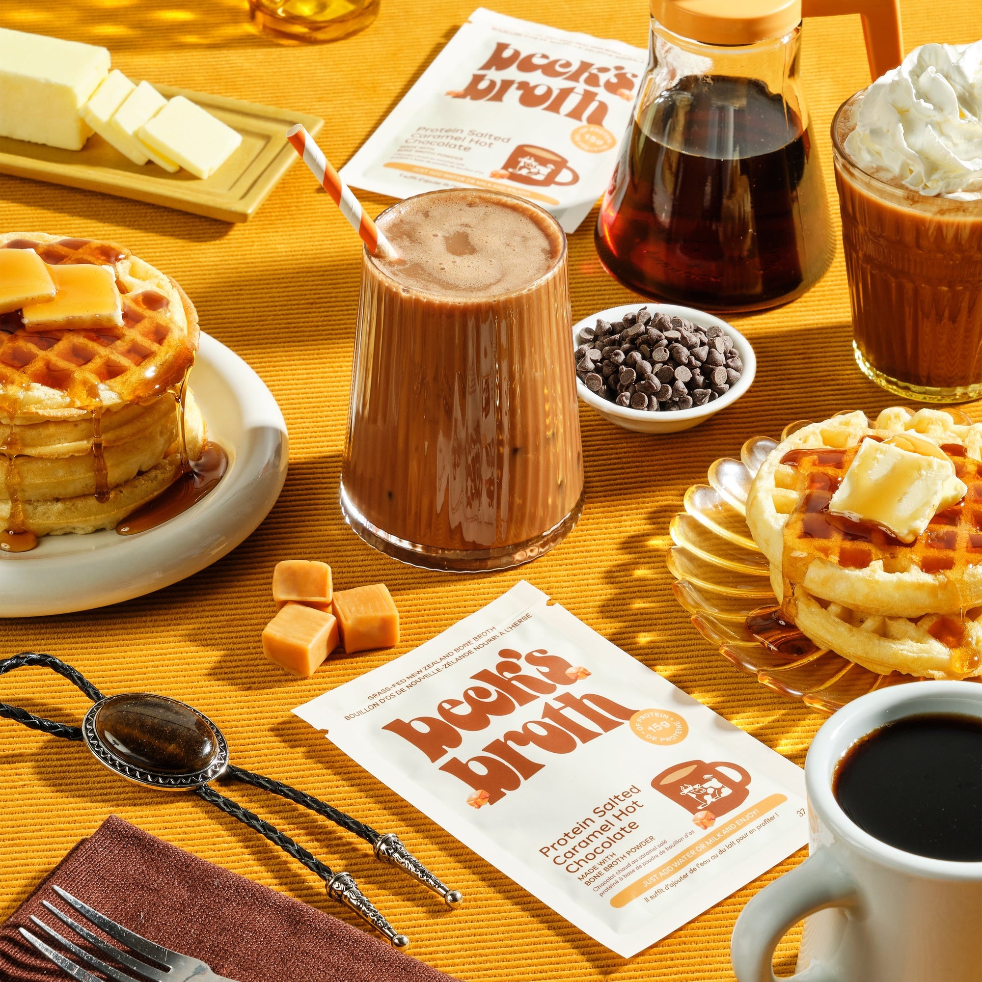 Wholesale Protein Salted Caramel Hot Chocolate - Beck's Broth - 